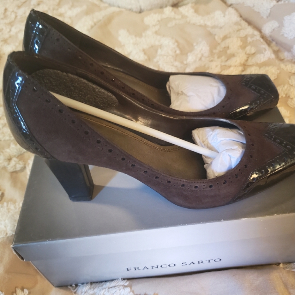 Franco Sarto Brown Pumps Size 7.5B